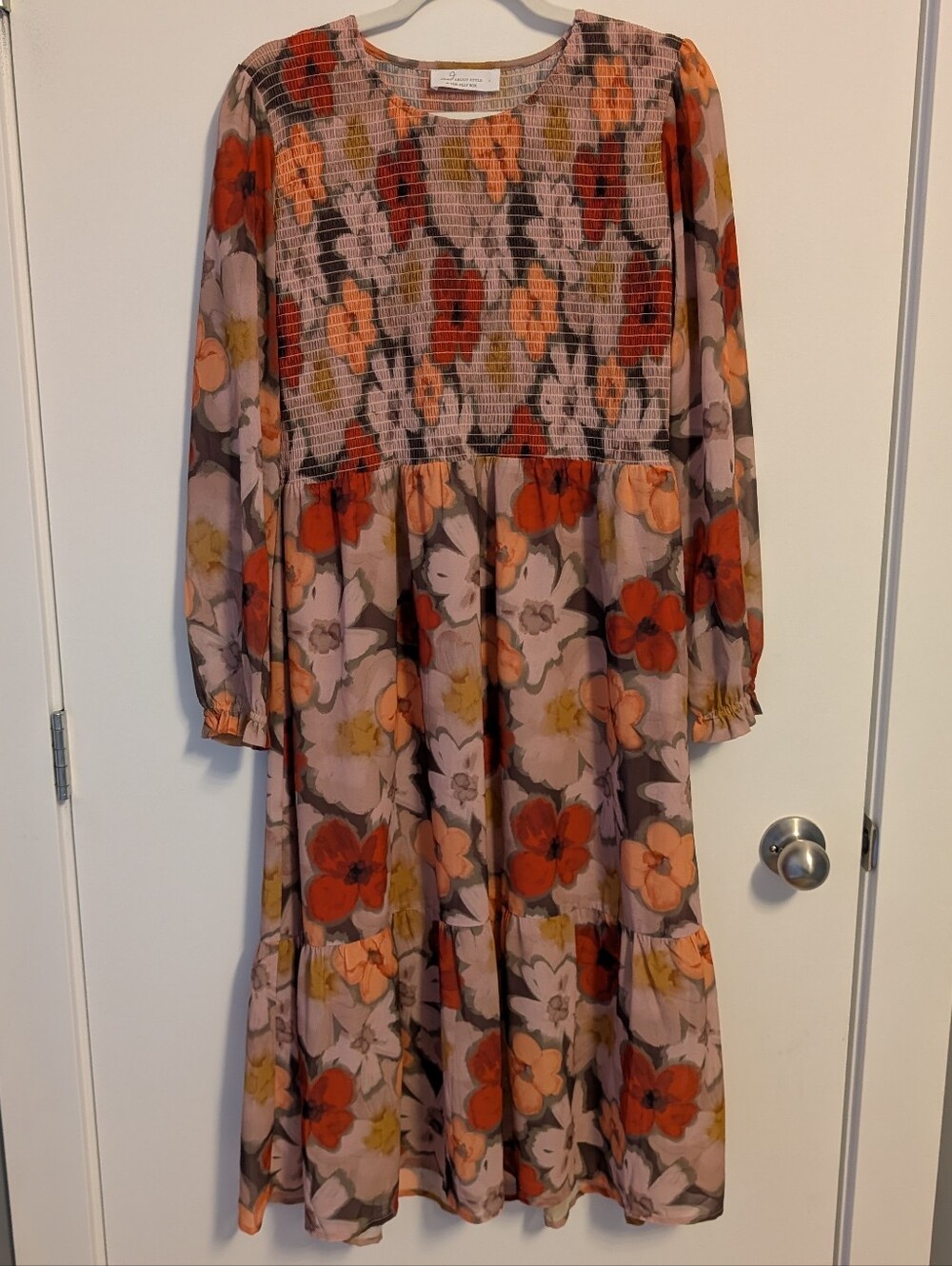 NWOT! Mad About Style x Jilly Box - Grace Floral Midi Dress [L] - Picture 2 of 6